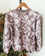 Load image into Gallery viewer, mocha ice-dyed sweatshirt
