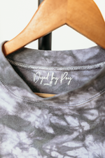 Load image into Gallery viewer, moody grey ice-dyed sweatshirt
