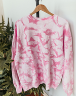 Load image into Gallery viewer, pink sugar ice-dyed sweatshirt
