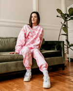 Load image into Gallery viewer, pink sugar ice-dyed sweatshirt
