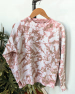 Load image into Gallery viewer, camel ice-dyed sweatshirt
