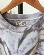 Load image into Gallery viewer, moody grey swirl-dyed sweatshirt
