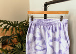 Load image into Gallery viewer, lilac ice-dyed sweatpants
