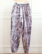 Load image into Gallery viewer, mocha swirl-dyed sweatpants
