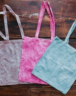 Load image into Gallery viewer, ice-dyed cotton tote bag
